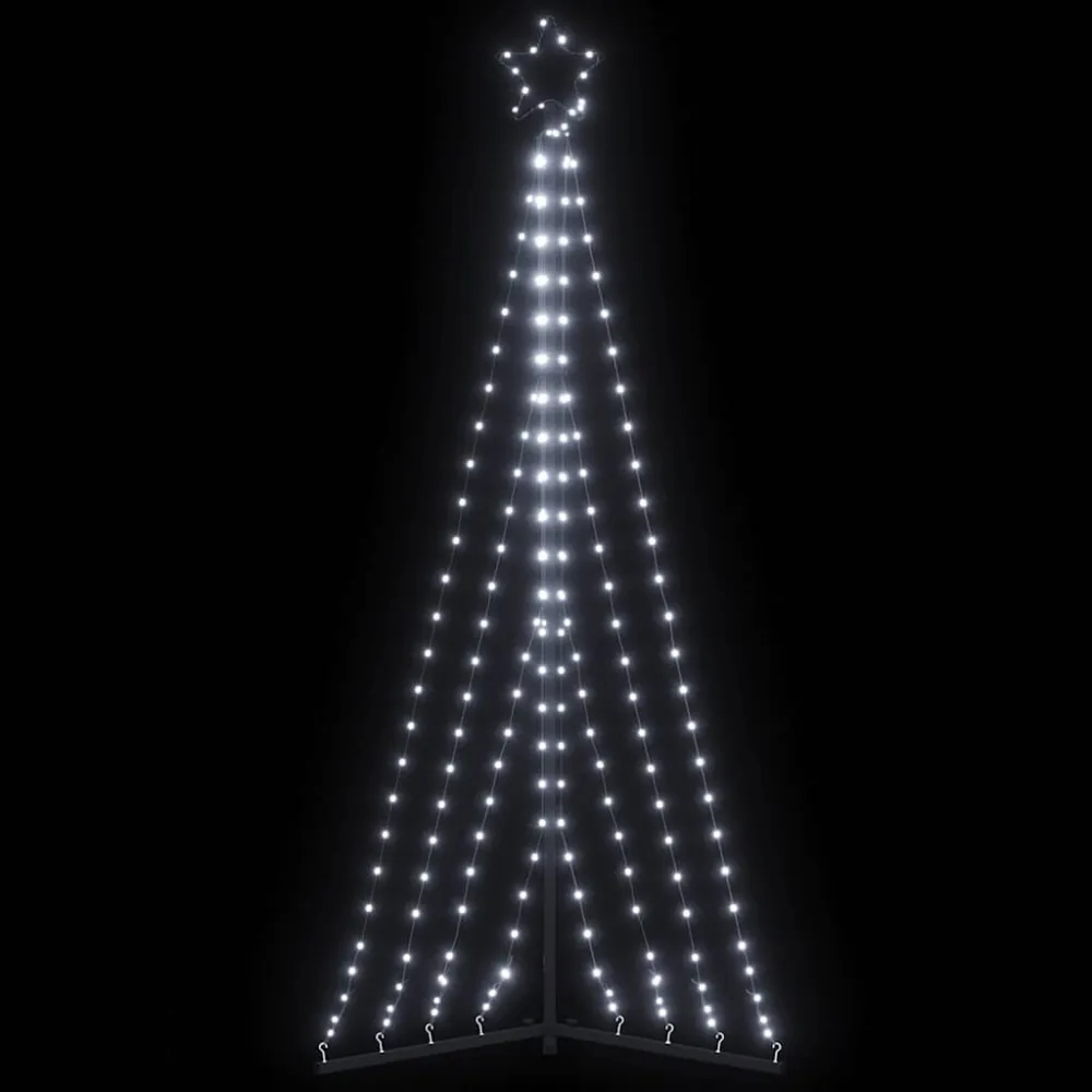 Choinka LED 339 LED Zimna biel 187 cm
