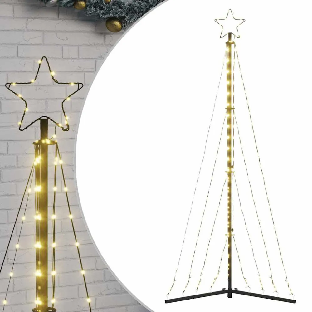 Choinka LED 339 LEDs Ciepł biel 182 cm