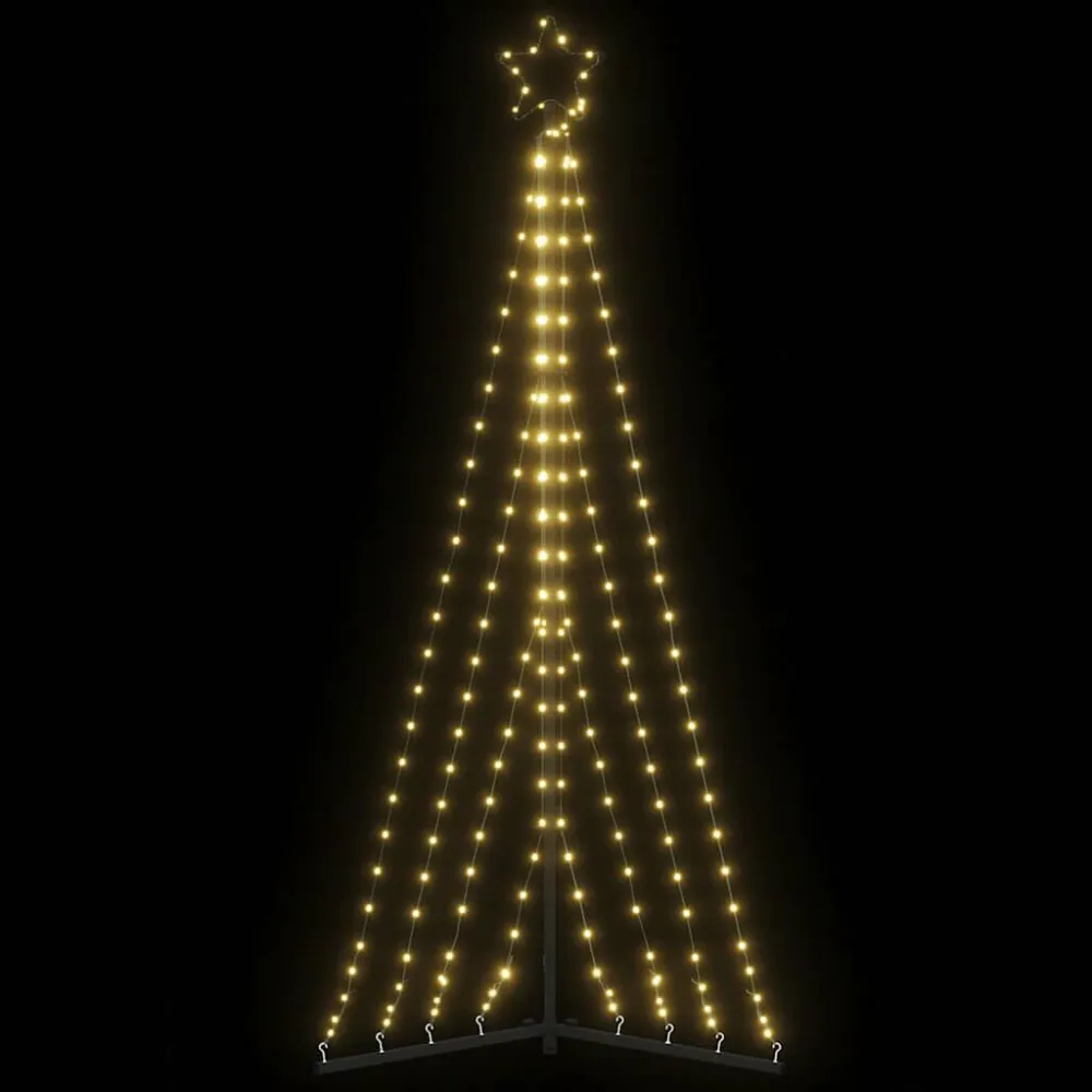 Choinka LED 339 LEDs Ciepł biel 182 cm