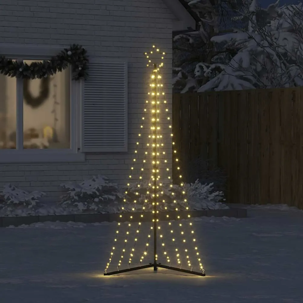 Choinka LED 339 LEDs Ciepł biel 182 cm