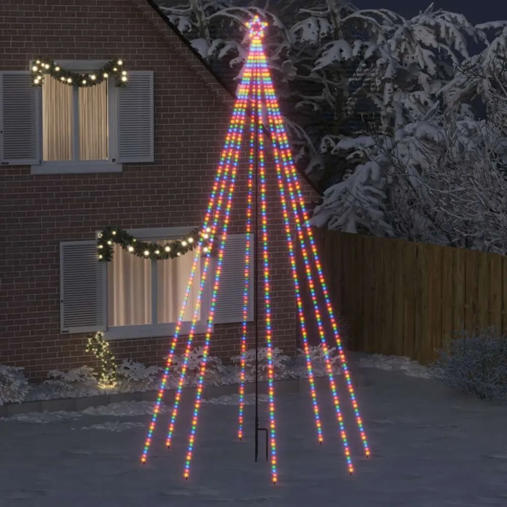 Choinka LED do wewnątrz i na zewnątrz 800 diod LED Kolorowa 5 m