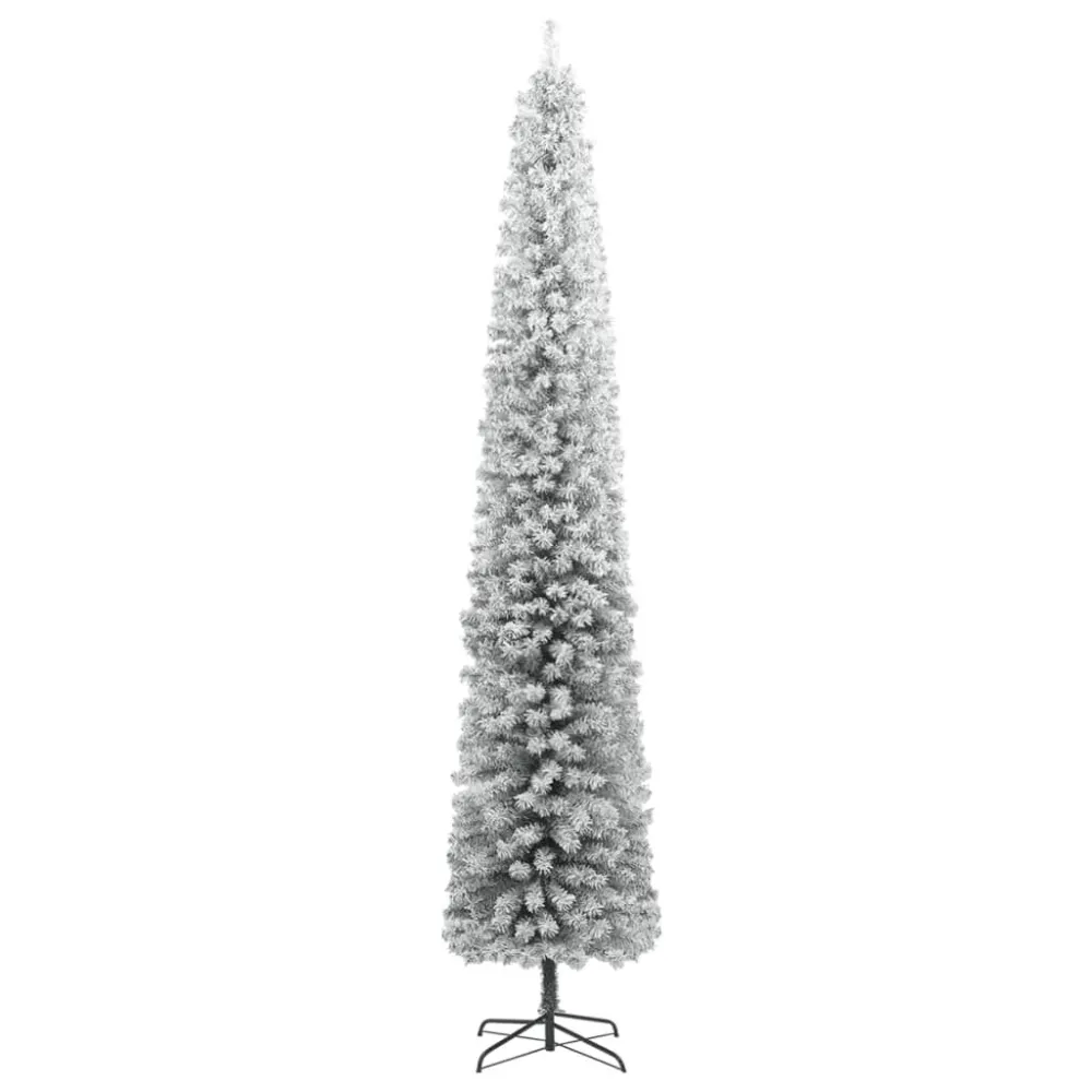 Smukł choinka na stojaku, pokryta śniegiem, 300 cm, PVC