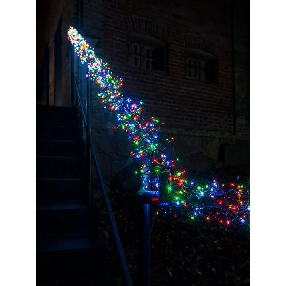 7,7M Mikro LED Klaster łńcucha lekkiego 768 Kolorowe diody IP44