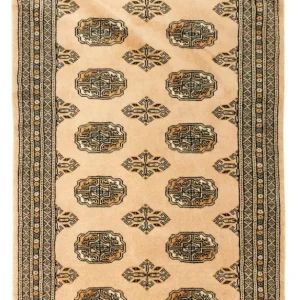 Afgański dywan - Bukhara - 130 x 77 cm - beżowy