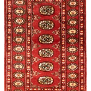 Afgański dywan - Bukhara - 132 x 78 cm - czerwony
