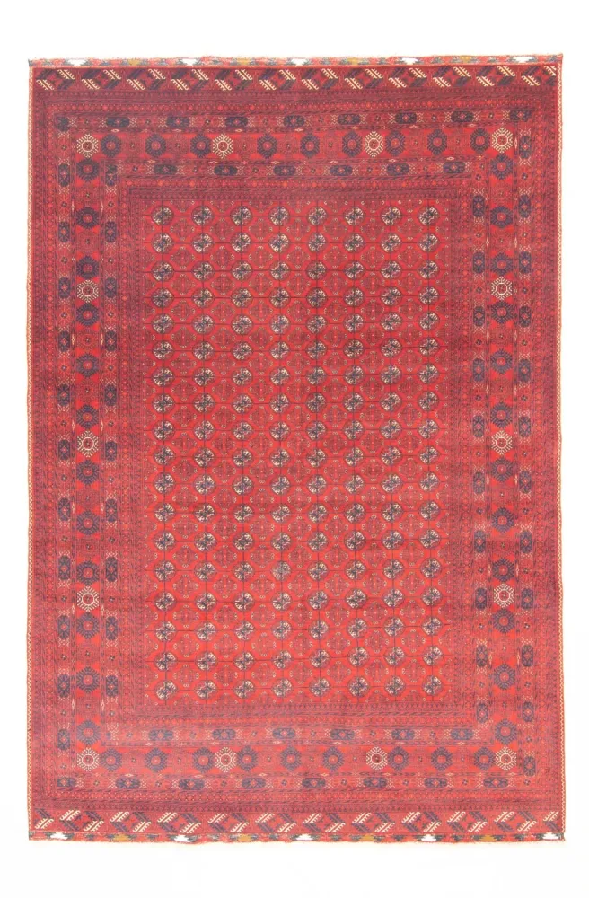 Afgański dywan - Bukhara - 294 x 200 cm - ciemna czerwień