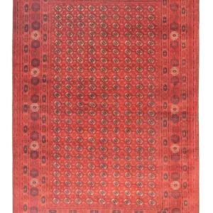 Afgański dywan - Bukhara - 295 x 192 cm - ciemnobrązowy