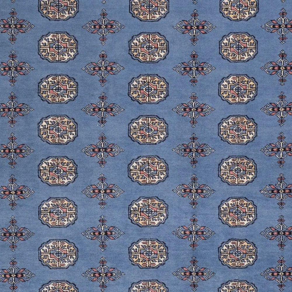 Afgański dywan - Bukhara - 297 x 250 cm - niebieski
