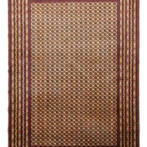Afgański dywan - Bukhara - 298 x 202 cm - czerwony