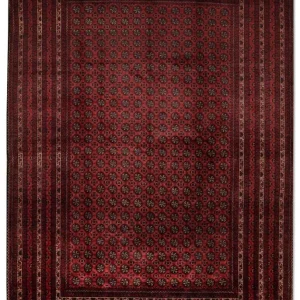 Afgański dywan - Bukhara - 299 x 195 cm - czerwony