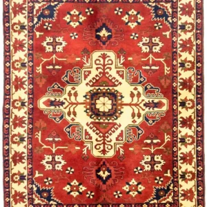 Afgański dywan - Hatshlu - 195 x 159 cm - rdza