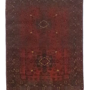 Afgański dywan - Kunduz - 125 x 78 cm - czerwony