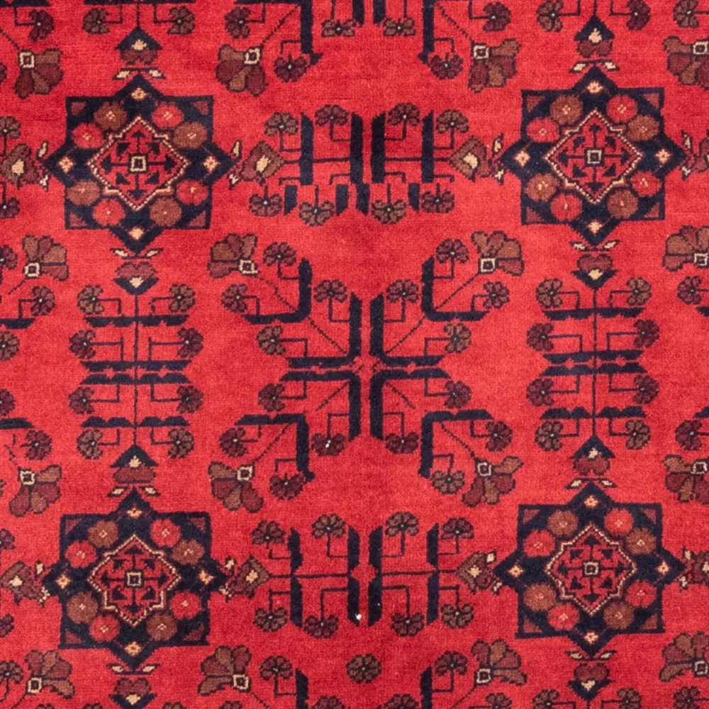Afgański dywan - Kunduz - 184 x 127 cm - czerwony