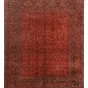 Afgański dywan - Kunduz - 194 x 147 cm - czerwony
