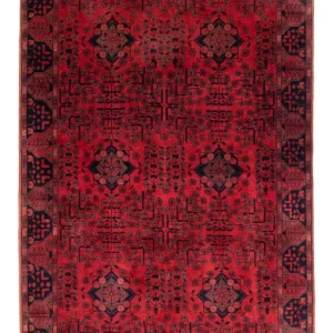 Afgański dywan - Kunduz - 200 x 130 cm - czerwony