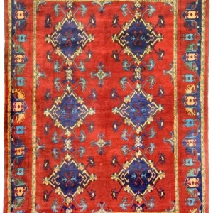 Afgański dywan - Kunduz - 294 x 211 cm - czerwony