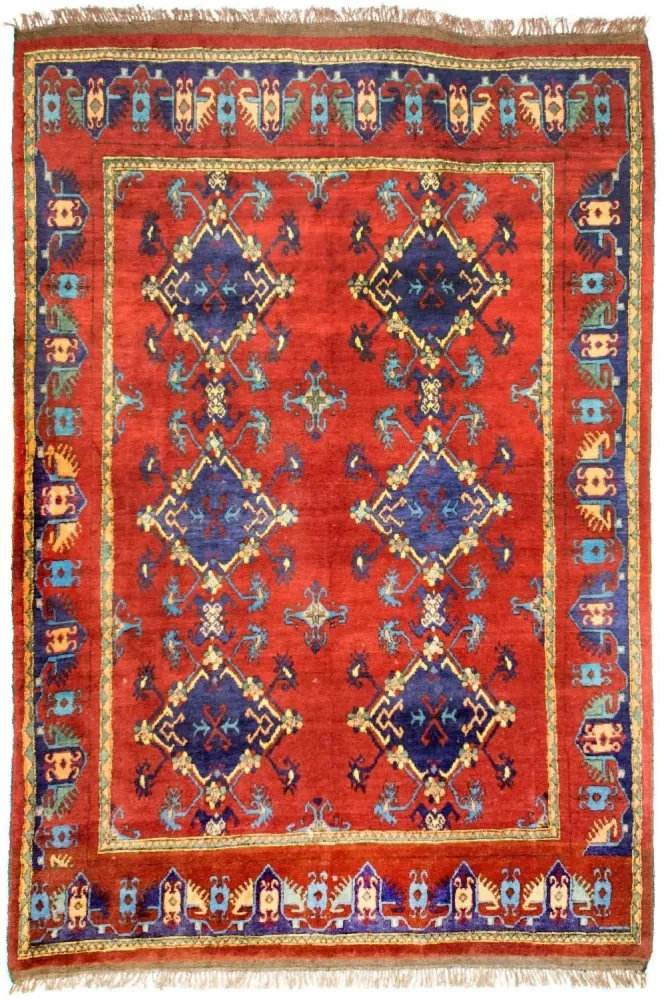 Afgański dywan - Kunduz - 294 x 211 cm - czerwony