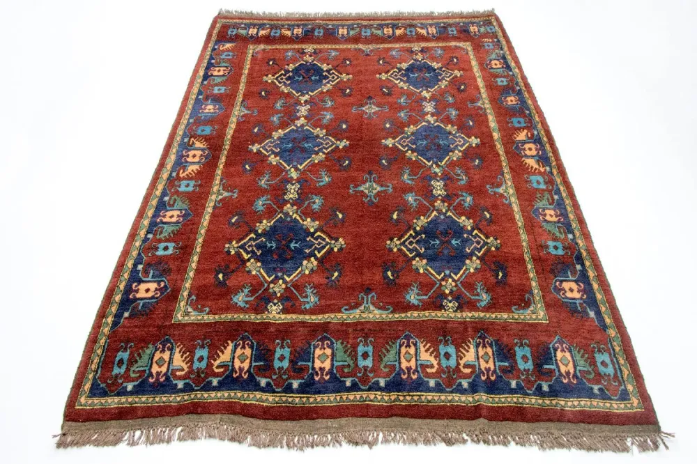 Afgański dywan - Kunduz - 294 x 211 cm - czerwony