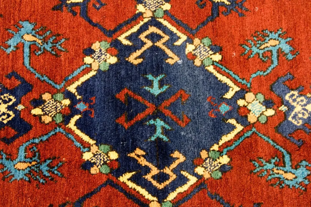 Afgański dywan - Kunduz - 294 x 211 cm - czerwony