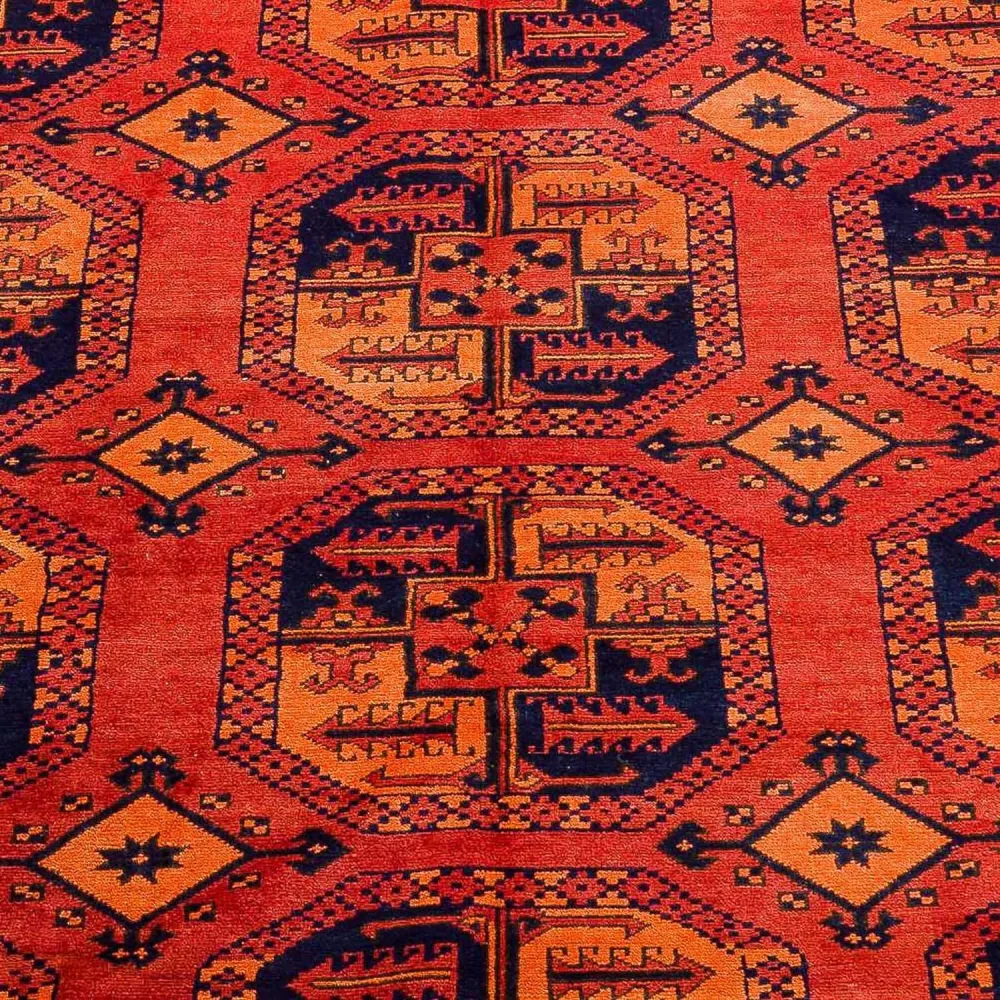 Afgański dywan - Kunduz - 300 x 199 cm - czerwony