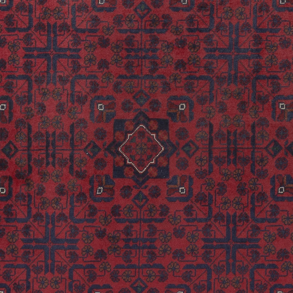 Afgański dywan - Kunduz - 307 x 197 cm - ciemna czerwień
