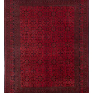 Afghan Teppich - Kunduz - 346 x 252 cm - rot