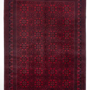 Afghan Teppich - Kunduz - 351 x 247 cm - rot