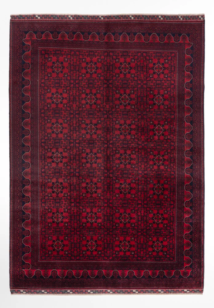 Afghan Teppich - Kunduz - 351 x 247 cm - rot