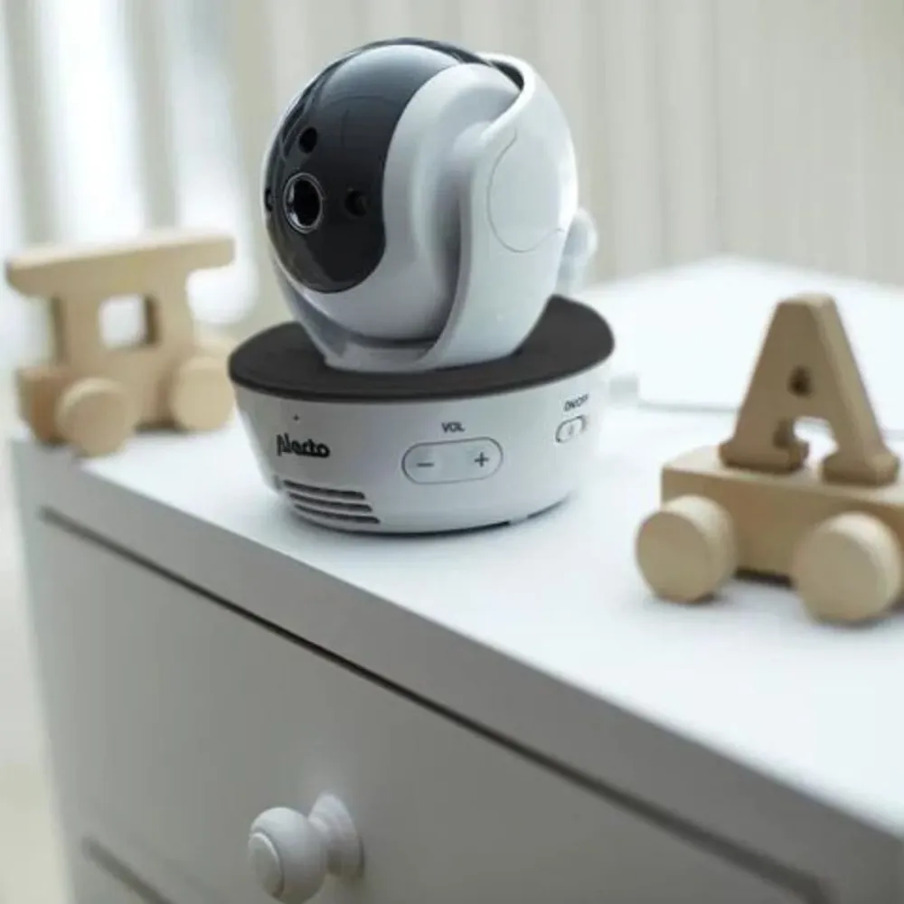 Alecto Baby Monitor Dvm200M White/Anthracite z kamerą i 4,3-calowym kolorowym ekranem