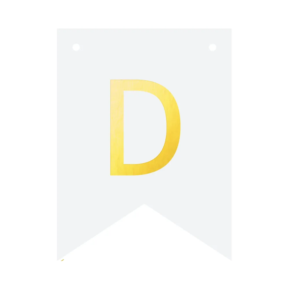 Baner DIY 16 cm - literka D