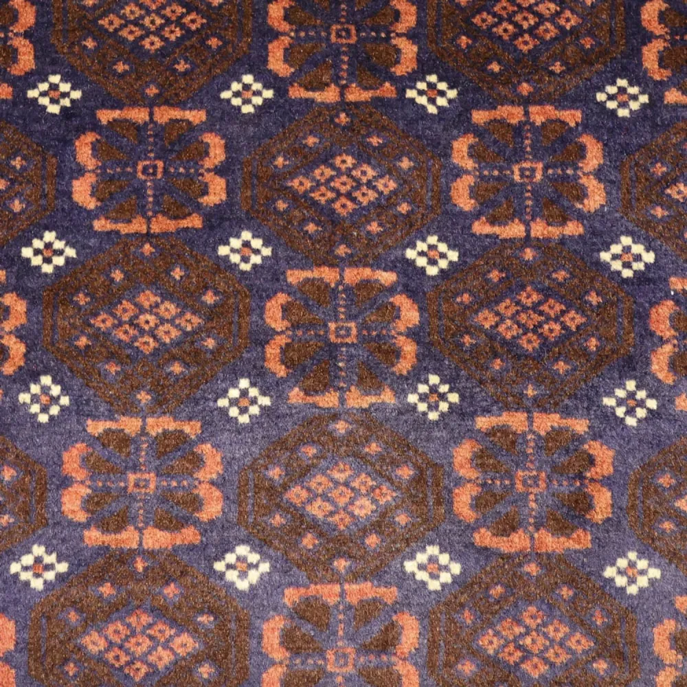 Biegacz Dywan beludżycki - 185 x 100 cm - ciemnoniebieski