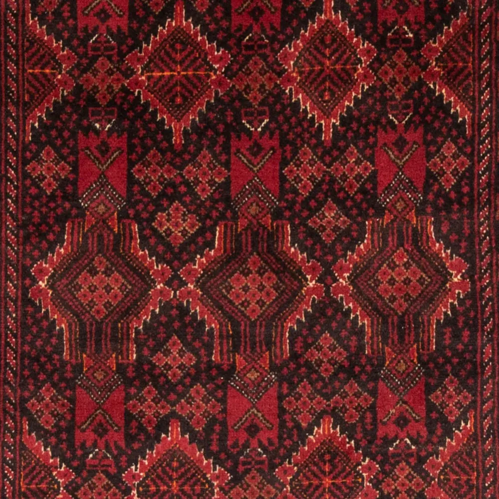 Biegacz Dywan beludżycki - 187 x 99 cm - czerwony