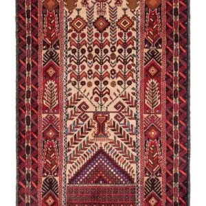 Biegacz Dywan beludżycki - 195 x 99 cm - wielokolorowy