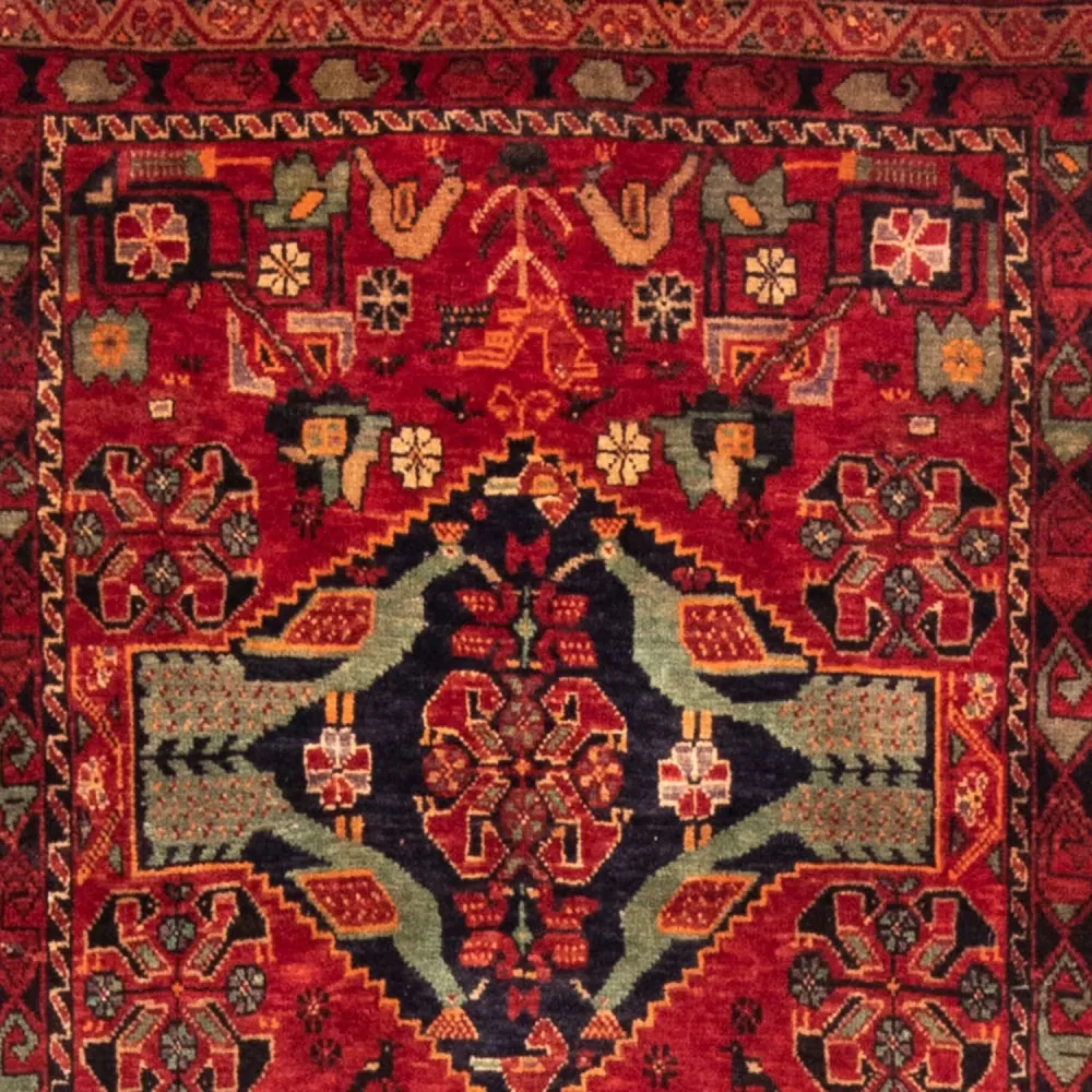 Biegacz Dywan beludżycki - 200 x 100 cm - czerwony