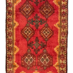 Biegacz Dywan beludżycki - 202 x 111 cm - czerwony
