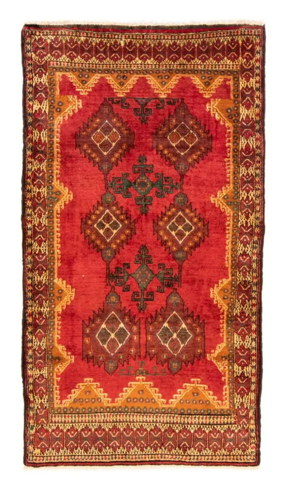 Biegacz Dywan beludżycki - 202 x 111 cm - czerwony