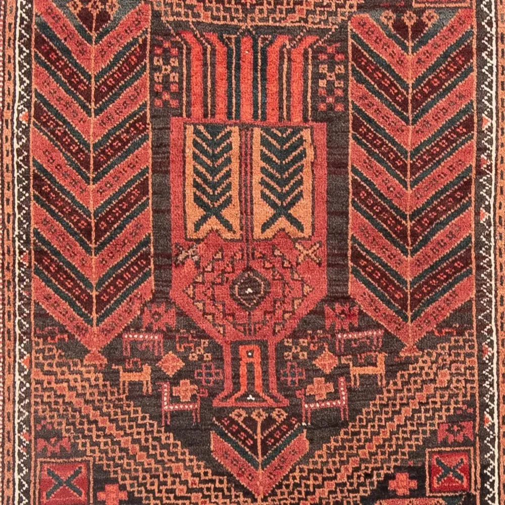 Biegacz Dywan beludżycki - 205 x 100 cm - jasna czerwień
