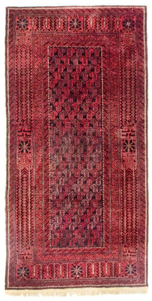 Biegacz Dywan beludżycki - 215 x 106 cm - wielokolorowy