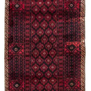 Biegacz Dywan beludżycki - 222 x 110 cm - ciemna czerwień