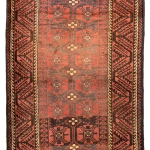 Biegacz Dywan beludżycki - 225 x 123 cm - jasna czerwień