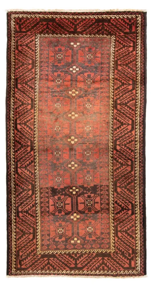 Biegacz Dywan beludżycki - 225 x 123 cm - jasna czerwień