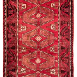 Biegacz Dywan beludżycki - 230 x 119 cm - czerwony