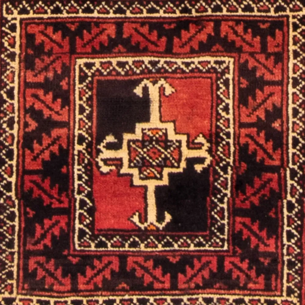 Biegacz Dywan beludżycki - 236 x 127 cm - czerwony
