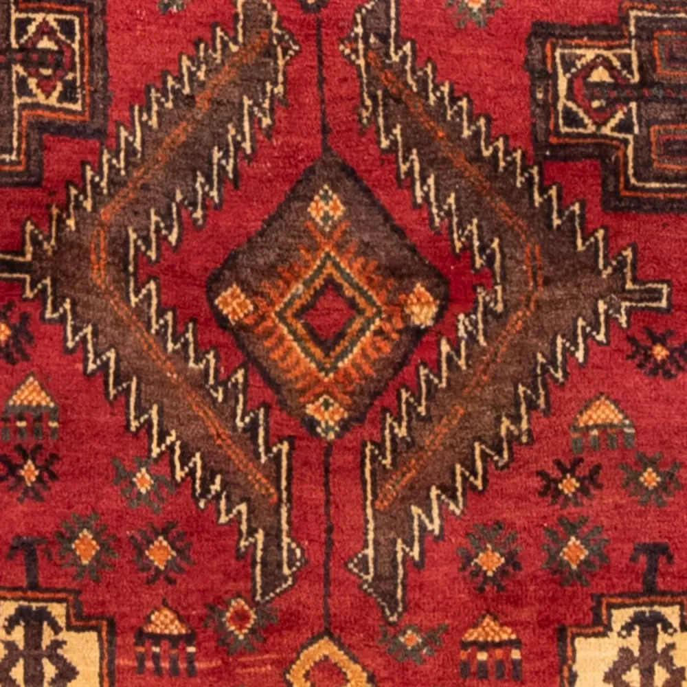 Biegacz Dywan beludżycki - 237 x 103 cm - czerwony
