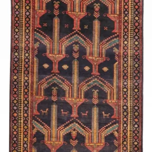 Biegacz Dywan beludżycki - 274 x 125 cm - ciemnoniebieski