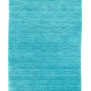 Biegacz Dywan Gabbeh - Indus - 200 x 80 cm - turkusowy