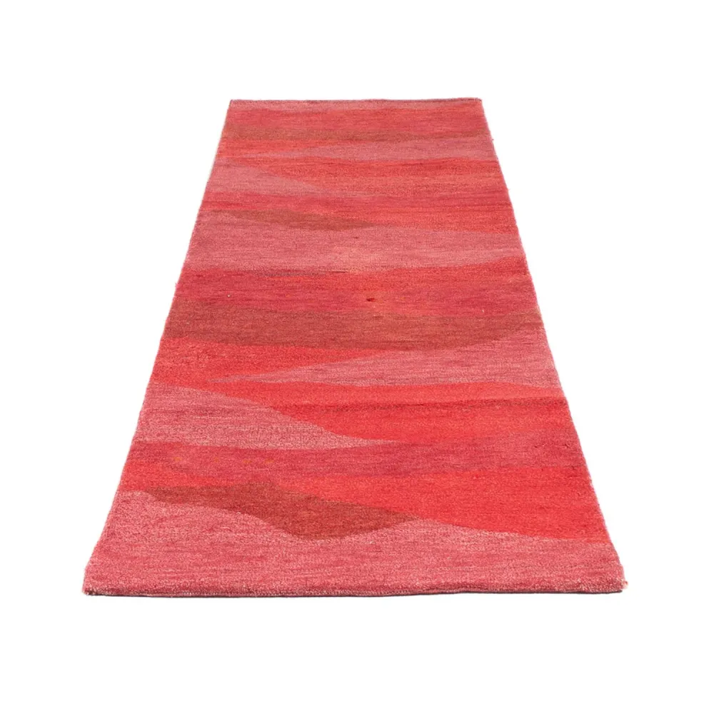 Biegacz Dywan Gabbeh - Indus - 240 x 80 cm - czerwony