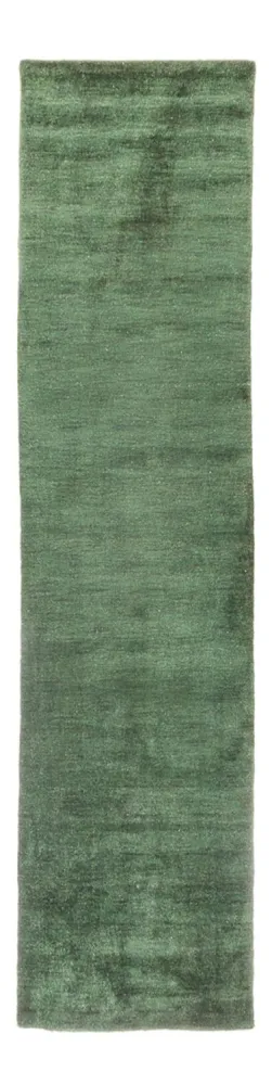 Biegacz Dywan Gabbeh - Indus - 300 x 80 cm - zielona
