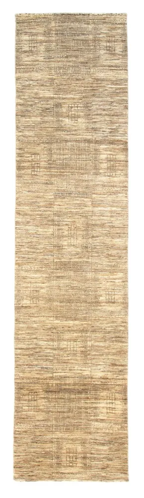 Biegacz Dywan Gabbeh - Indus - 303 x 75 cm - beżowy