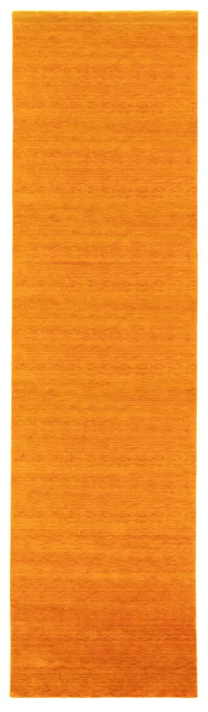 Biegacz Dywan Gabbeh - Indus - 350 x 80 cm - pomarańczowy